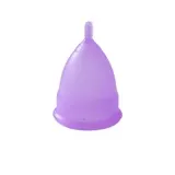 Purple menstrual cup